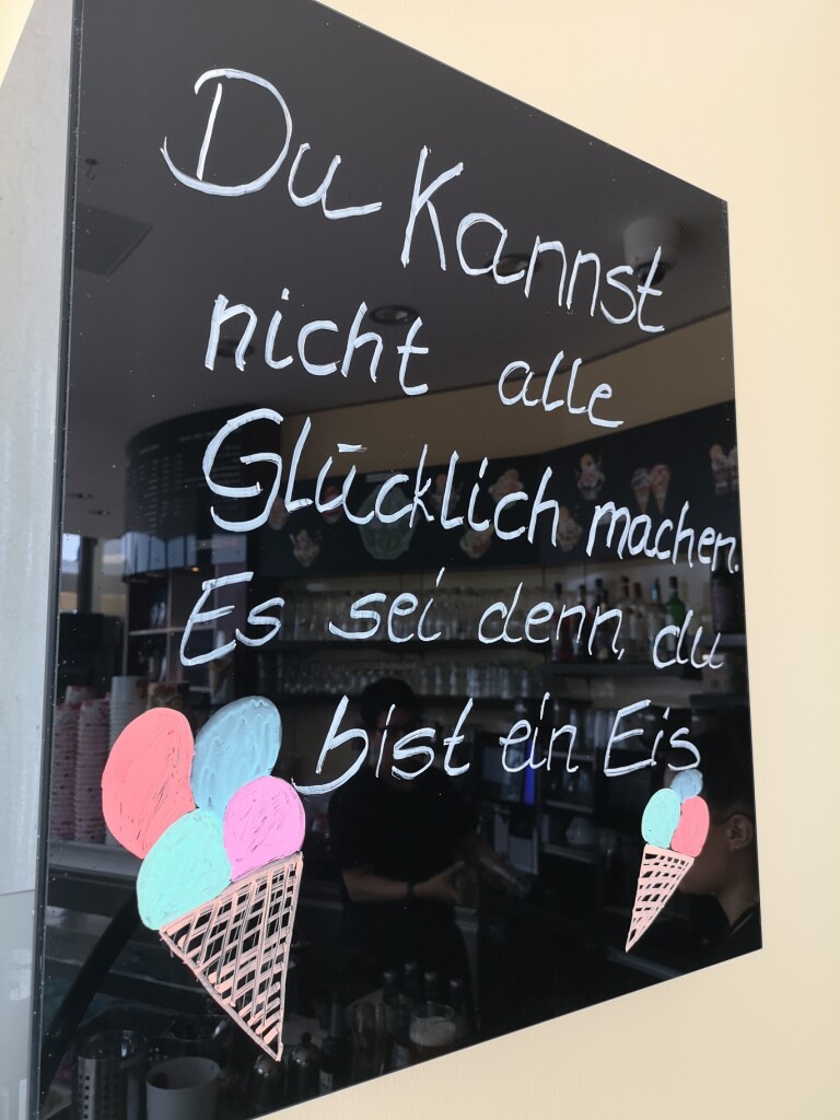 Eis macht glücklich